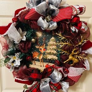 Reindeer wreath
